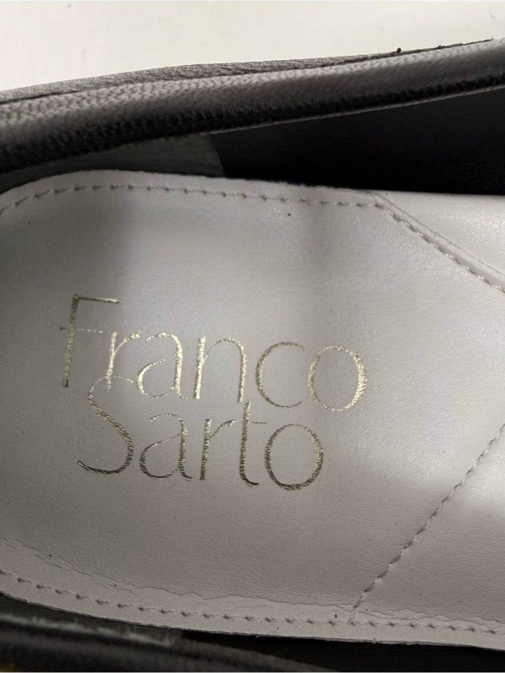 NWT Franco Sarto Edith 2 Black Leather Penny Loafers Size 8.5 - Picture 7 of 10